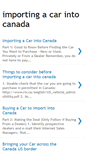 Mobile Screenshot of importingacarintocanada.blogspot.com