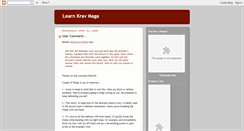 Desktop Screenshot of learnkravmaga.blogspot.com