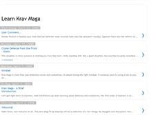 Tablet Screenshot of learnkravmaga.blogspot.com