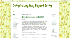 Desktop Screenshot of dehydratingwaybeyondjerky.blogspot.com