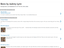 Tablet Screenshot of bowsbyaubreylynn.blogspot.com
