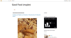 Desktop Screenshot of goodfood-maybe.blogspot.com