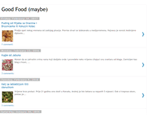 Tablet Screenshot of goodfood-maybe.blogspot.com