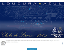 Tablet Screenshot of loucuraazul.blogspot.com