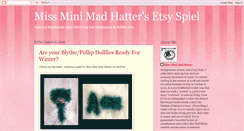 Desktop Screenshot of missminimadhatter.blogspot.com