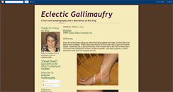 Desktop Screenshot of eclecticgallimaufry.blogspot.com