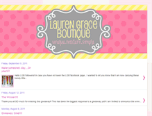 Tablet Screenshot of laurengraceboutique.blogspot.com