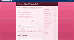 Desktop Screenshot of aboutlowmortgagerate.blogspot.com