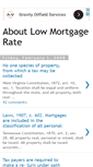 Mobile Screenshot of aboutlowmortgagerate.blogspot.com