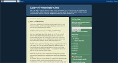 Desktop Screenshot of lakeviewveterinaryclinic.blogspot.com