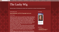 Desktop Screenshot of luckywig.blogspot.com