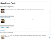 Tablet Screenshot of hanselmannfamily.blogspot.com