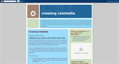 Desktop Screenshot of crossingcambodia.blogspot.com