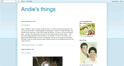 Desktop Screenshot of andiesthings.blogspot.com