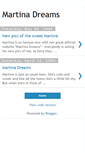 Mobile Screenshot of martinadreams.blogspot.com