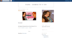 Desktop Screenshot of fans-somostuyyo.blogspot.com