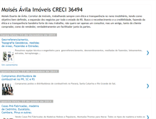 Tablet Screenshot of moisesavilaimoveis.blogspot.com