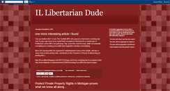 Desktop Screenshot of illibertariandude.blogspot.com