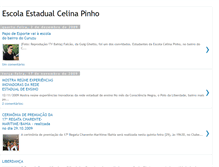 Tablet Screenshot of escolaestadualcelinapinho.blogspot.com