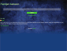 Tablet Screenshot of familjen-isaksson.blogspot.com