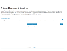 Tablet Screenshot of futureplacements.blogspot.com