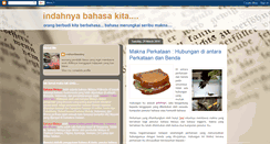 Desktop Screenshot of indahnya-bahasa-kita.blogspot.com