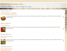 Tablet Screenshot of indahnya-bahasa-kita.blogspot.com