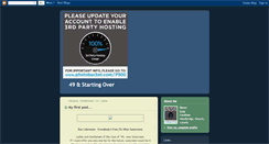 Desktop Screenshot of 49lifebegins.blogspot.com