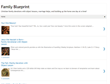 Tablet Screenshot of familyblueprint.blogspot.com