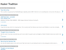 Tablet Screenshot of huskertradition.blogspot.com