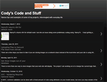 Tablet Screenshot of codyderrick.blogspot.com