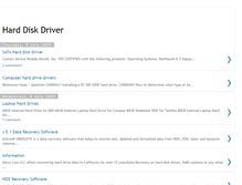 Tablet Screenshot of harddiskdrivers.blogspot.com