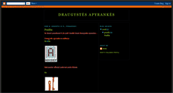 Desktop Screenshot of draugystes-apyrankes.blogspot.com