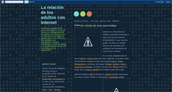 Desktop Screenshot of adultosconinternet.blogspot.com