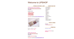 Desktop Screenshot of lipshop.blogspot.com