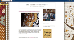 Desktop Screenshot of myyummygoodness.blogspot.com