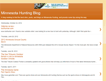 Tablet Screenshot of minnesotahuntingblog.blogspot.com