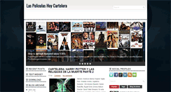 Desktop Screenshot of laspeliculashoycartelera.blogspot.com