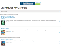 Tablet Screenshot of laspeliculashoycartelera.blogspot.com