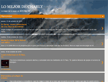 Tablet Screenshot of lomejordecharly.blogspot.com