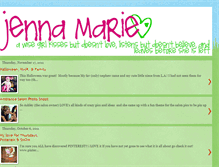 Tablet Screenshot of jennaegbertsmind.blogspot.com