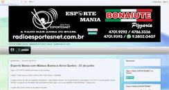 Desktop Screenshot of esportesnetbr.blogspot.com