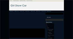 Desktop Screenshot of girlshowcar1.blogspot.com