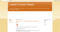 Desktop Screenshot of currentnewstrend.blogspot.com