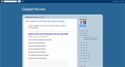 Desktop Screenshot of gadget-latest-tech-tips.blogspot.com