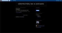 Desktop Screenshot of constructorasmsyasociados.blogspot.com