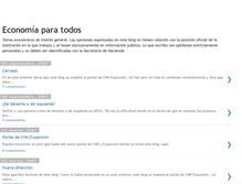 Tablet Screenshot of economia-mexico.blogspot.com