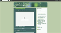 Desktop Screenshot of mediacontent.blogspot.com