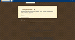 Desktop Screenshot of datingservicesabc.blogspot.com