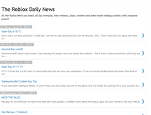 Tablet Screenshot of dailyrobloxiannews.blogspot.com